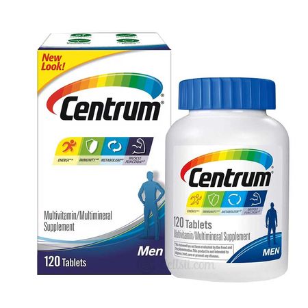 Centrum Multivitamins Supplement for Men 120 Tablets