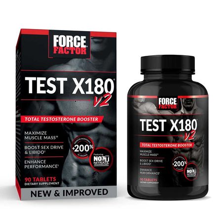 Force Factor Test X180 V2 Testosterone Booster 90 Capsules