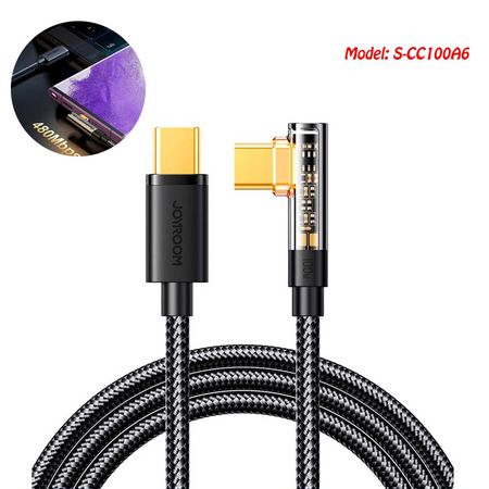 Joyroom S-CC100A6 Elbow Fast Charging Data Cable 100W