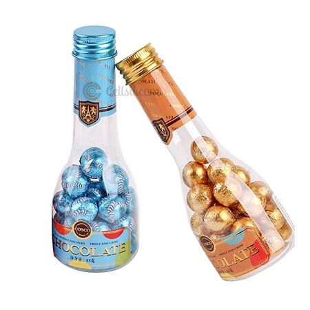 Mini Cosco Ball Candy Chocolate Bottle 85g