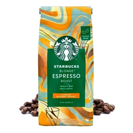 Starbucks Blonde Espresso Roast Bean Coffee 450g