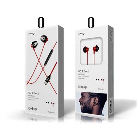 Totu EAUA-027 Bojue Series Type-C In Ear Earphone Box Packageing
