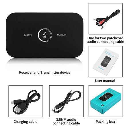 Wireless 2-in-1 Bluetooth Audio Receiver & Transmitter