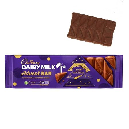 Cadbury Dairy Milk Advent Chocolates Bar 270g