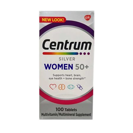 Centrum Silver Women 50+ Multivitamin/Multimineral Supplement 100 Count