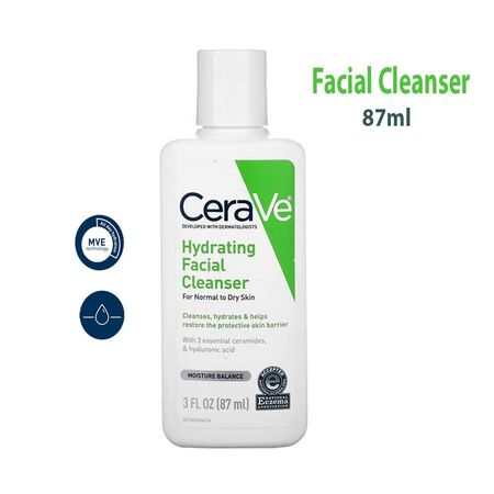 CeraVe Hydrating Facial Cleanser 87ml CeraVe Hydrating Facial Cleanser 87ml