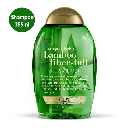 OGX Strength & Body + Bamboo Fiber Full Shampoo 385ml