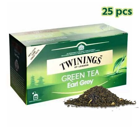 Twinings Earl Grey Green Tea Bags 25Pcs