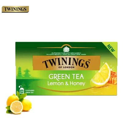 Twinings Lemon & Honey Green Tea Bag 25Pcs