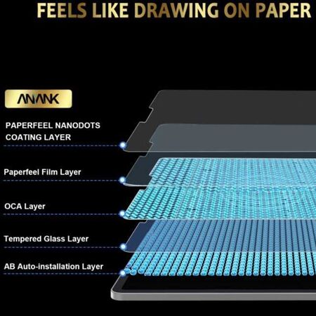 Anank Paperlike 3D Tempered Glass Screen protector for iPad