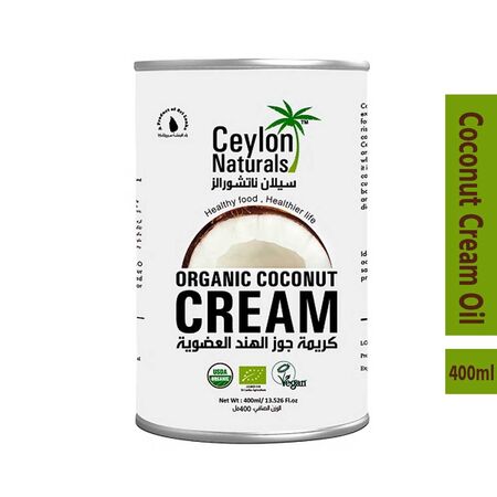 Ceylon Naturals Organic Coconut Cream 400ml