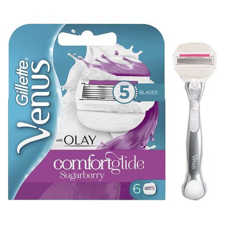 Gillette Venus ComfortGlide Sugarberry with Olay Razor Blades