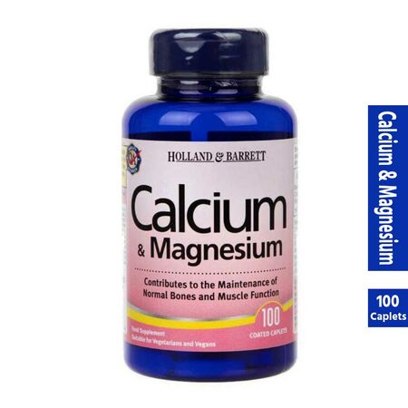 Holland & Barrett Calcium & Magnesium 100 Capsules
