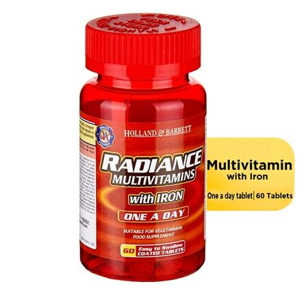 Holland & Barrett Radiance Multivitamins with Iron 60 Tablets