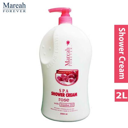 Mareah Forever Spa Shower Cream Rose with Jojoba Oil 2L
