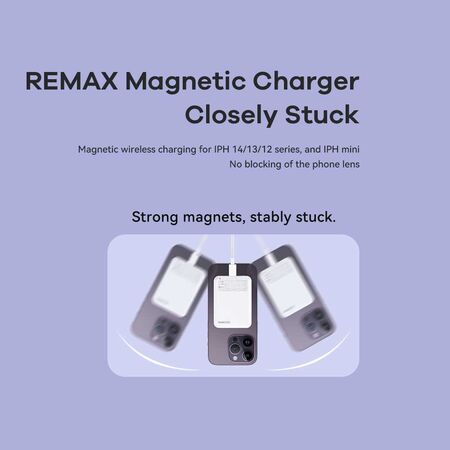 Remax RPP-509 Magnetic Wireless Charging 20W PD+QC Power Bank 5000mAh Remax RPP-509 Magnetic Wireless Charging 20W PD+QC Power Bank 5000mAh