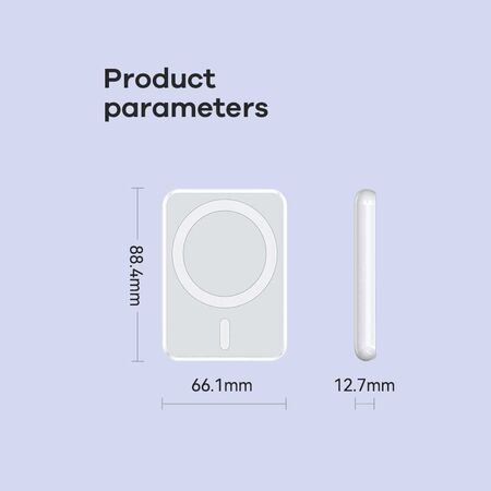 Remax RPP-509 Magnetic Wireless Charging 20W PD+QC Power Bank 5000mAh Remax RPP-509 Magnetic Wireless Charging 20W PD+QC Power Bank 5000mAh
