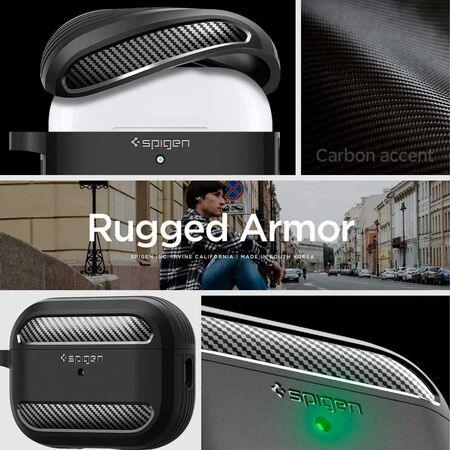 Spigen Rugged Armor Designed Case for Airpods Pro 2