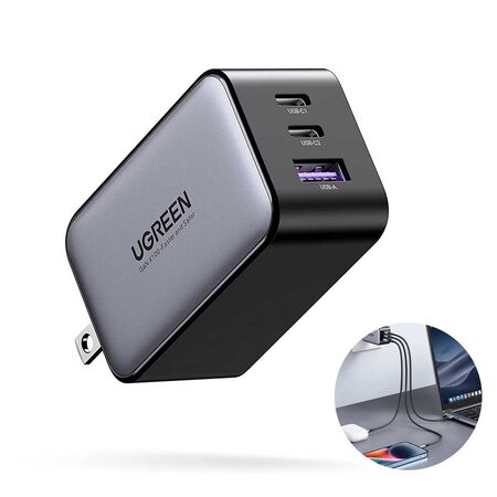 Ugreen Nexode 3 Ports USB C PD Fast Charger 65W