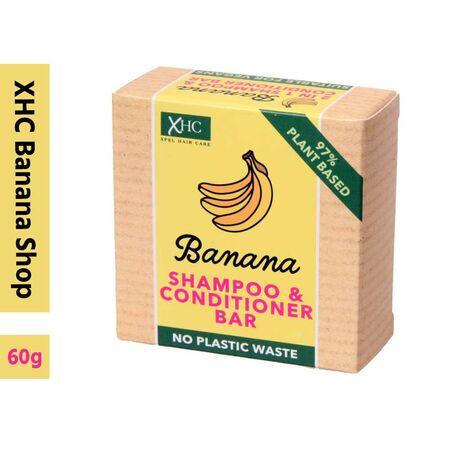 XHC Banana Shampoo & Conditioner Bar Soap 60g