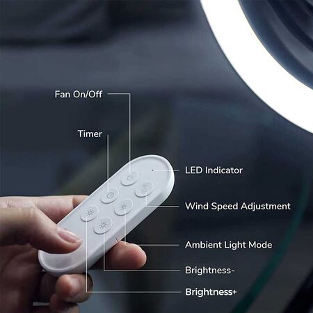 Jisulife FA17 Aura Multifunctional Outdoor LED 12000mAh Ceiling Fan