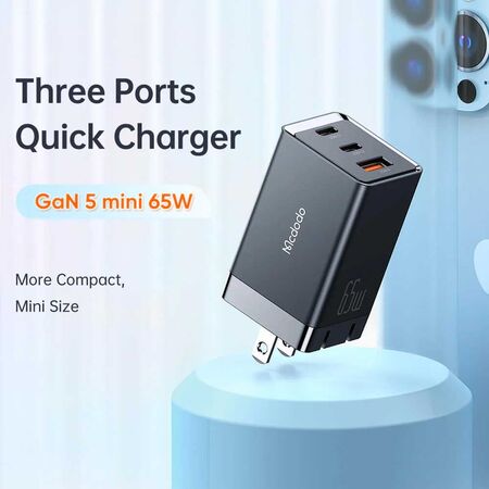 Mcdodo GaN 5 Mini US Plug Fast Charger 65W