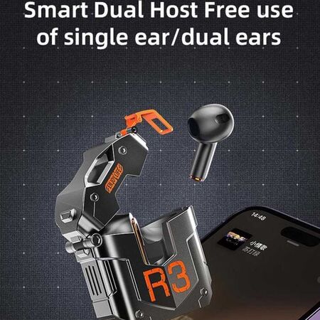 Rock R3 Steampunk Mecha Wireless Bluetooth Earbuds