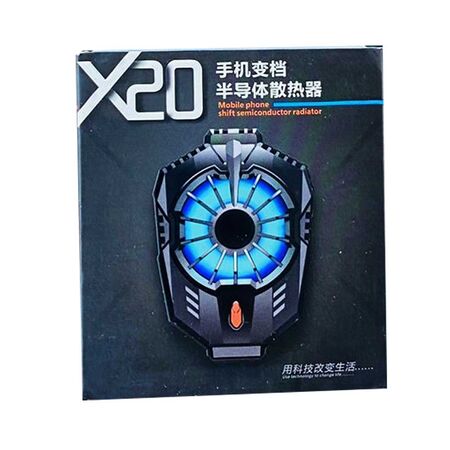 X20 Universal USB Game System Phone Cooling Fan Box Packeging