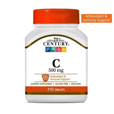 21st Century Vitamin C 500mg 110 Tablets