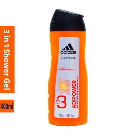 Adidas Orange Adipower Maximum Performance Shower Gel 400ml