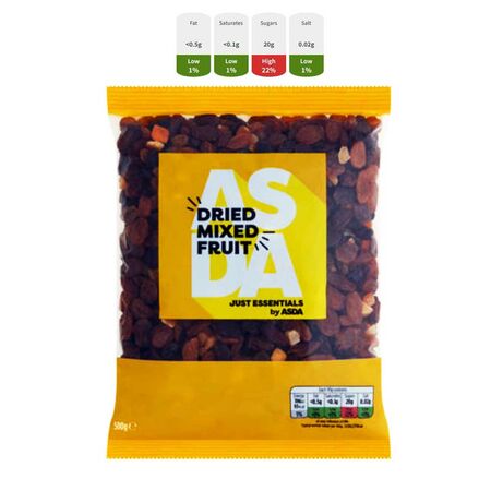 Asda Essentials Dried Mixed Fruit 500g