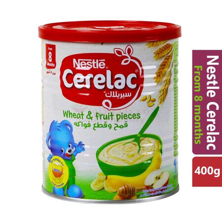 Nestle Cerelac Wheat & Fruit Pieces 400g