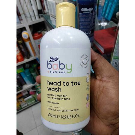 Boots Baby Head to Toe Wash 500ml Boots Baby Head to Toe Wash 500ml