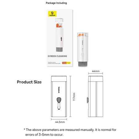 Baseus Multifunctional Screen Cleaning Kit Box Packging & size