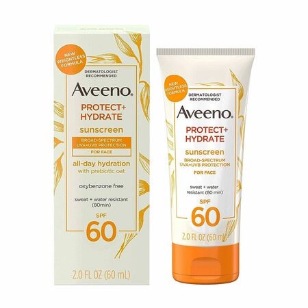 Aveeno Protect+ Hydrate SPF 60 Sunscreen 88ml