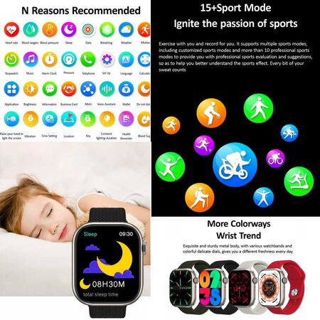 HK9 Pro Max Multi-functional Smart Watch HK9 Pro Max Multi-functional Smart Watch