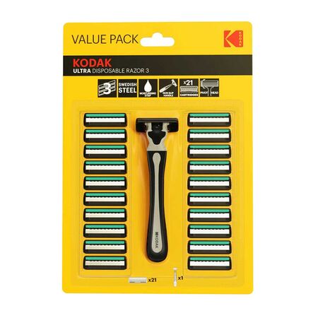Kodak Ultra Disposable 3 Razor + 21 Blades Kodak Ultra Disposable 3 Razor + 21 Blades
