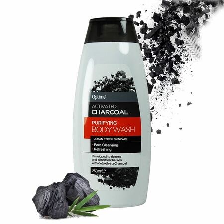 Optima Activated Charcoal Purifying Body Wash 250ml