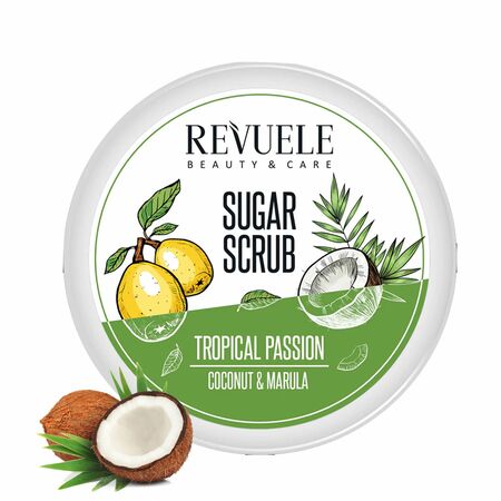 Revuele Tropical Passion Coconut & Marula Sugar Scrub 200ml