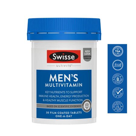 Swisse Ultivite Men's Multivitamin 30 Tablets Swisse Ultivite Men's Multivitamin 30 Tablets