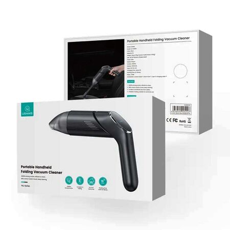 Usams Handheld Folding Vacuum Cleaner Box Packeging