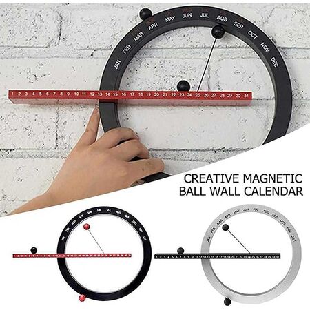 Magnetic Clock & Wall Calendar