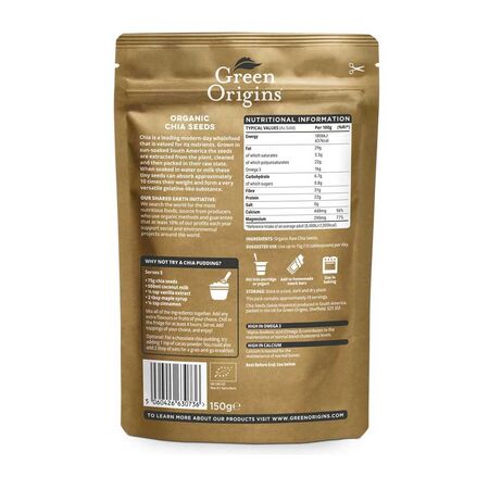 Organic Chia Seeds 150g