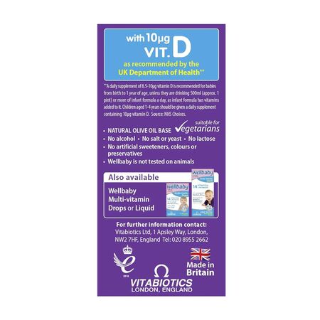 Vitabiotics Wellbaby Vitamin D