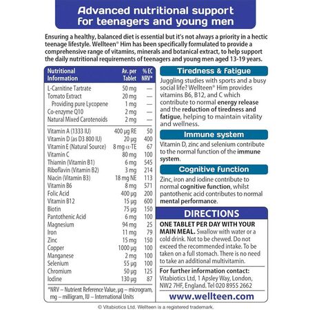 Vitabiotics Wellteen for Him
