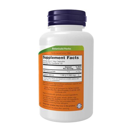 Now Hawthorn Berry 540mg Capsules Now Hawthorn Berry 540mg Capsules