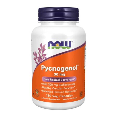 Now Pycnogenol 30mg 30 Capsules