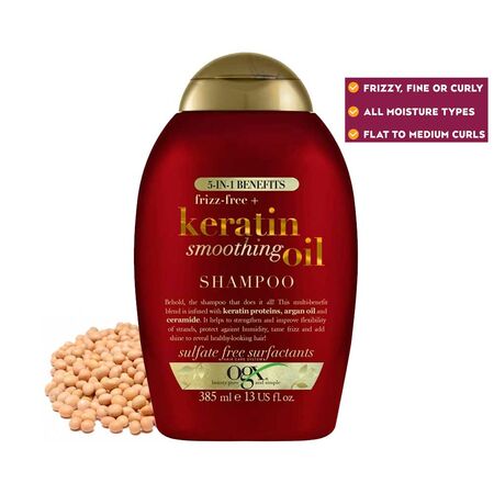 OGX Frizz Free Keratin Oil Shampoo