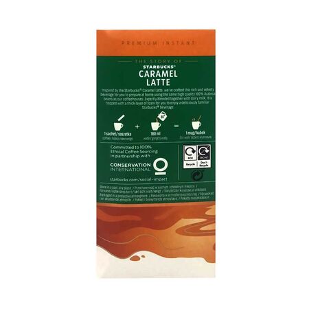 Starbucks Caramel Latte Coffee