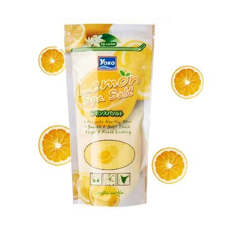 Yoko Lemon Spa Salt with Body Scrub 300g